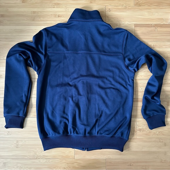 New FRED PERRY Made In Japan Stand Collar Neck Track Jacket S Navy Pink Laurel - Picture 10 of 16